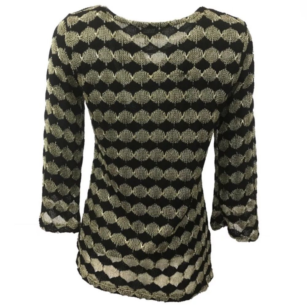 JM‎ Collection Keyhole Neck Knit Top - Picture 4 of 5